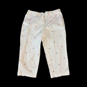 Briggs New York White Garment with Red Accents